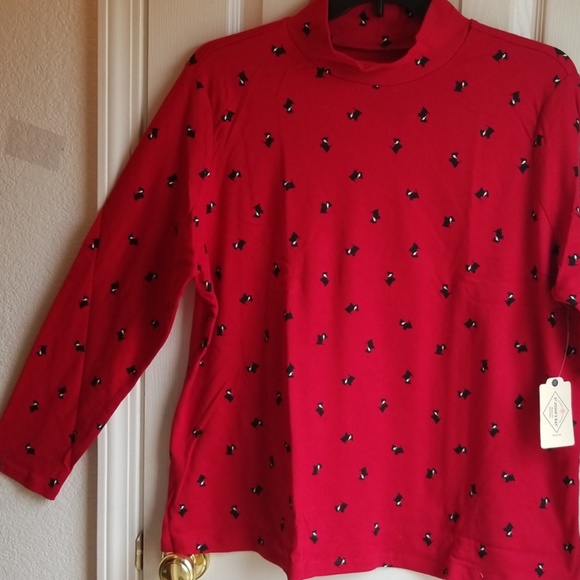 NWT ST JOHNS BAY (SJB) RED SCOTTIE DOG TUR… - Picture 3 of 5